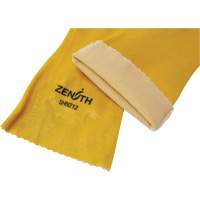 Rough-Finish Chemical-Resistant Gloves, Size 9, 14" L, PVC, Interlock Inner Lining, 47-mil Helyx Safety & Industrial Supplies