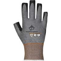 Ultra-Thin Open-Finger Gloves, Size 5, 21 Gauge, Nitrile Coated, TenActiv Shell, ASTM ANSI Level A9 Helyx Safety & Industrial Supplies