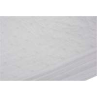 Bonded Sorbent Pad, Oil Only, 15" x 19", 10 gal. Absorbancy Helyx Safety & Industrial Supplies