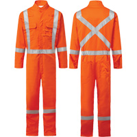 Combinaison FR Bizflame 88/12 Iona 7 oz. FR510, Taille 36, Orange Helyx Safety & Industrial Supplies