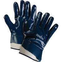 Gants &agrave; poignet de s&eacute;curit&eacute; de poids lourd, 11/2T-Grand, R&ecirc;vetement Nitrile, Enveloppe en Coton Helyx Safety & Industrial Supplies