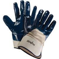 Gants &agrave; poignet de s&eacute;curit&eacute; de poids lourd, 11/2T-Grand, R&ecirc;vetement Nitrile, Enveloppe en Coton Helyx Safety & Industrial Supplies
