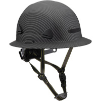 Casque Fibre Metal de style escalade avec bordure compl&egrave;te, R&eacute;pond aux normes CSA type 2, Suspension Rochet, Non ventil&eacute; Helyx Safety & Industrial Supplies