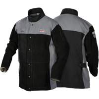 XVI Series Heavy-Duty FR Welding Jacket, Leather, Medium, Black Helyx Safety & Industrial Supplies