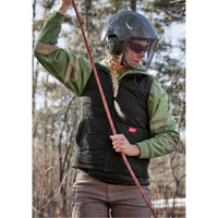 FREEFLEX Lightweight Insulated Vest, Women's, X-Small, Black Helyx Safety & Industrial Supplies