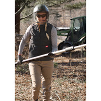 FREEFLEX Lightweight Insulated Vest, Women's, X-Small, Black Helyx Safety & Industrial Supplies