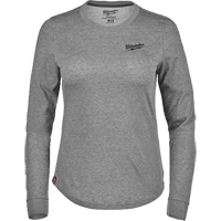 T-shirt hybride &agrave; manches longues FREEFLEX, Femmes, T-petit, Gris Helyx Safety & Industrial Supplies