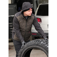 Veste l&eacute;g&egrave;re et isol&eacute;e FREEFLEX, Hommes, Petit, Noir Helyx Safety & Industrial Supplies