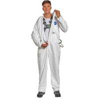 Combinaison jetable compatible avec harnais, Petit, Blanc, Tyvek 500 Helyx Safety & Industrial Supplies