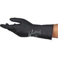 AlphaTec&reg; 87-118 Chemical-Resistance Gloves, Size Small/7, 12.6" L, Rubber Latex, Cotton Inner Lining, 31-mil Helyx Safety & Industrial Supplies
