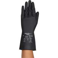 AlphaTec&reg; 87-118 Chemical-Resistance Gloves, Size Small/7, 12.6" L, Rubber Latex, Cotton Inner Lining, 31-mil Helyx Safety & Industrial Supplies