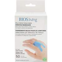 Blue Bandages, Knuckle, 3", Fabric Metal Detectable, Sterile Helyx Safety & Industrial Supplies