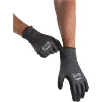 Eco-Friendly Lightweight High-Dexterity Cut-Resistant Gloves, Size 8, 21 Gauge, Foam Nitrile Coated, Stainless Steel/HPPE/RPET Shell, ASTM ANSI Level A5 Helyx Safety & Industrial Supplies