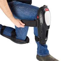 Dynamic Flooring Knee Pad, Hook and Loop Style, Plastic Caps, Foam Pads Helyx Safety & Industrial Supplies