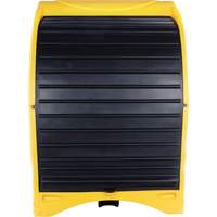 Palette contre les d&eacute;versements &agrave; couvercle dur pour 4 barils, 68,11" lo x 61,61" la x 83,07" h, Capacit&eacute; de charge 1433 lb Helyx Safety & Industrial Supplies