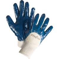 Gants &agrave; doublure interlock de poids moyen, 9/Grand, R&ecirc;vetement Nitrile, Enveloppe en Coton Helyx Safety & Industrial Supplies