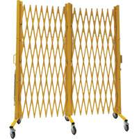 Expandable Barrier, 84" H x 20' L, Yellow Helyx Safety & Industrial Supplies