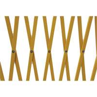 Expandable Barrier, 84" H x 20' L, Yellow Helyx Safety & Industrial Supplies