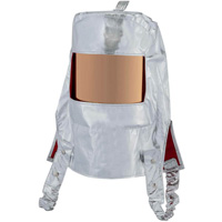 Heat Reflective Hood with Clear Gold Window Helyx Safety & Industrial Supplies