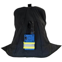 Cagoule de protection contre l'arc &eacute;lectrique TCG, Noir, 40 cal/cm², ANSI Z87.1/ASTM F1506/ASTM F1959/ASTM F2178/R&eacute;pond ou surpasse la norme CSA Z462/NFPA 70E, 4 Arc &eacute;lectrique EPI cat&eacute;gorie niveau Helyx Safety & Industrial Supplies