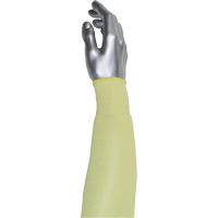 Kut Gard&reg; Single-Ply Cut-Resistant Sleeve, Aramid/ATA&reg;, 10", ASTM ANSI Level A4, Yellow Helyx Safety & Industrial Supplies