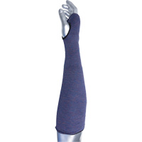 Kut Gard&reg; ECO Series 2-Ply ASP Sleeve with Thumb Hole, Aramid, 14", ASTM ANSI Level A3, Purple Helyx Safety & Industrial Supplies