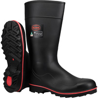 Boss&reg; Footwear Full ESR Safety Boot, Polyblend/PVC, Steel Toe, Size 4 Helyx Safety & Industrial Supplies