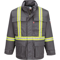 Parka dhiver isol&eacute;e 88/12 Bizflame, Gris, Petit Helyx Safety & Industrial Supplies