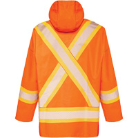 Imperm&eacute;able R804 Hurricane, Petit, Orange haute visibilit&eacute; Helyx Safety & Industrial Supplies