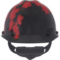 Specialty V-Gard&reg; Hard Hat, Ratchet Suspension, Black/Red Helyx Safety & Industrial Supplies