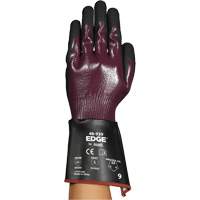 EDGE&reg; 48-939 Gauntlet Gloves, Size 6, 13 Gauge, Nitrile Coated, Polyester/HPPE/Spandex Shell, ASTM ANSI Level A4 Helyx Safety & Industrial Supplies