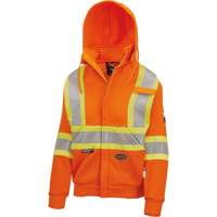Heavyweight Safety Hoodie, Women's, X-Small, High Visibility Orange Helyx Safety & Industrial Supplies