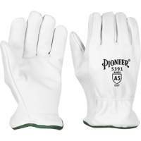 Cut-Resistant Driver's Gloves, Small, Grain Goatskin Palm Helyx Safety & Industrial Supplies
