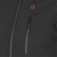 Heated Soft-Shell Jacket, Men's, Small, Black Helyx Safety & Industrial Supplies