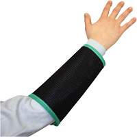 Kut Gard&reg; 2-Ply Cane Mesh Sleeve, Nylon, 9", ASTM ANSI Level A4, Black Helyx Safety & Industrial Supplies