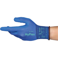 HyFlex&reg; 11-814 Gloves, Size 5/2X-Small, 18 Gauge, Foam Nitrile Coated, Nylon/Spandex Shell, ASTM ANSI Level A1/EN 388 Level 1/EN 388 Level A Helyx Safety & Industrial Supplies