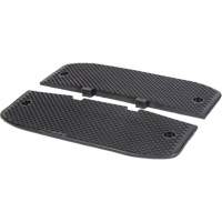 Speed Hump End Caps, Rubber, 3' L x 20" W x 2" H Helyx Safety & Industrial Supplies