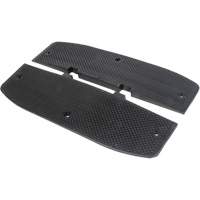 Speed Hump End Caps, Rubber, 2' L x 16" W x 1-1/4" H Helyx Safety & Industrial Supplies