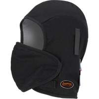 Pioneer 766A Flame-Resistant Quilted Hard Hat Liner with Detachable Mouthpiece, Black/Grey, Cotton/FR-Tech&reg;/Modacrylic/Nylon Helyx Safety & Industrial Supplies