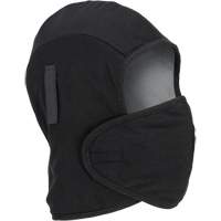 Pioneer 766A Flame-Resistant Quilted Hard Hat Liner with Detachable Mouthpiece, Black/Grey, Cotton/FR-Tech&reg;/Modacrylic/Nylon Helyx Safety & Industrial Supplies