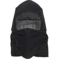 Pioneer 766A Flame-Resistant Quilted Hard Hat Liner with Detachable Mouthpiece, Black/Grey, Cotton/FR-Tech&reg;/Modacrylic/Nylon Helyx Safety & Industrial Supplies