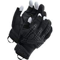 X-Site&reg; Impact Trigger Finger Gloves, Suede Palm, Size X-Small Helyx Safety & Industrial Supplies
