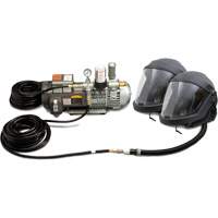 2-Worker DEFENDER Supplied Air Shield & Helmet System Helyx Safety & Industrial Supplies
