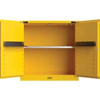 Armoire de s&eacute;curit&eacute; pour produits inflammables Utili-Guard+, 30 gal., 1 Porte(s), 43" La x 44" h x 22" p Helyx Safety & Industrial Supplies