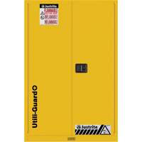 Armoire de s&eacute;curit&eacute; pour produits inflammables Utili-Guard+, 45 gal., 2 Porte(s), 43" La x 65" h x 22" p Helyx Safety & Industrial Supplies