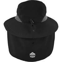 Chill-Its 8934 Ranger Hat with Neck Shade, Small/Medium, Black Helyx Safety & Industrial Supplies