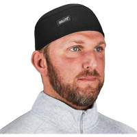 Chill-Its 6630 High-Performance Skull Cap with Terry Cloth Sweatband, Black Helyx Safety & Industrial Supplies