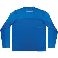 Chill-Its 6689 Cooling Long Sleeve Sun Shirt with UV Protection, Blue, Small Helyx Safety & Industrial Supplies