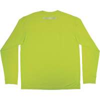 Chill-Its 6689 Cooling Long Sleeve Sun Shirt with UV Protection, High-Visibility Lime-Yellow, Small Helyx Safety & Industrial Supplies