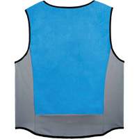 Veste de refroidissement &eacute;vaporatif Chill-Its 6667 avec fermeture &agrave; glissi&egrave;re, Moyen, Bleu Helyx Safety & Industrial Supplies
